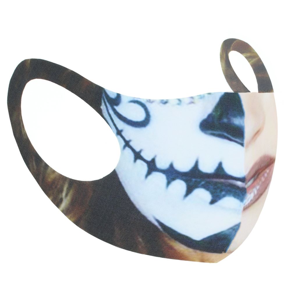 Zac's Alter Ego - Half Doll/Human Face mask - Face mask - Multicolours